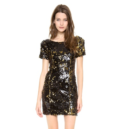 Black Sequin Dress